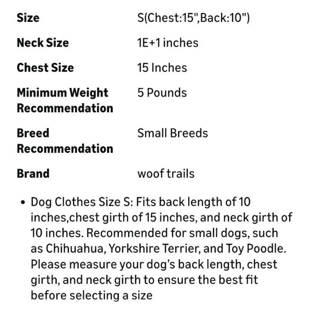 Blooming Teddy Dog Hoodie, Extra Warm Fleece Lining Stretchy Fit (Small) New